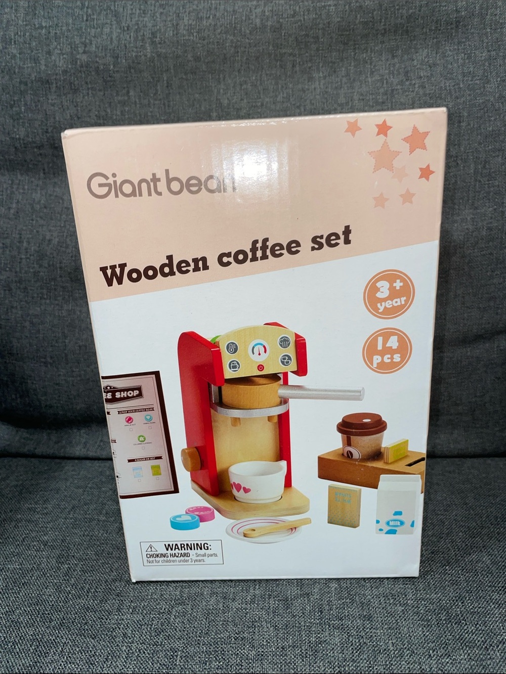 Giant Bean Wooden Coffee Set
